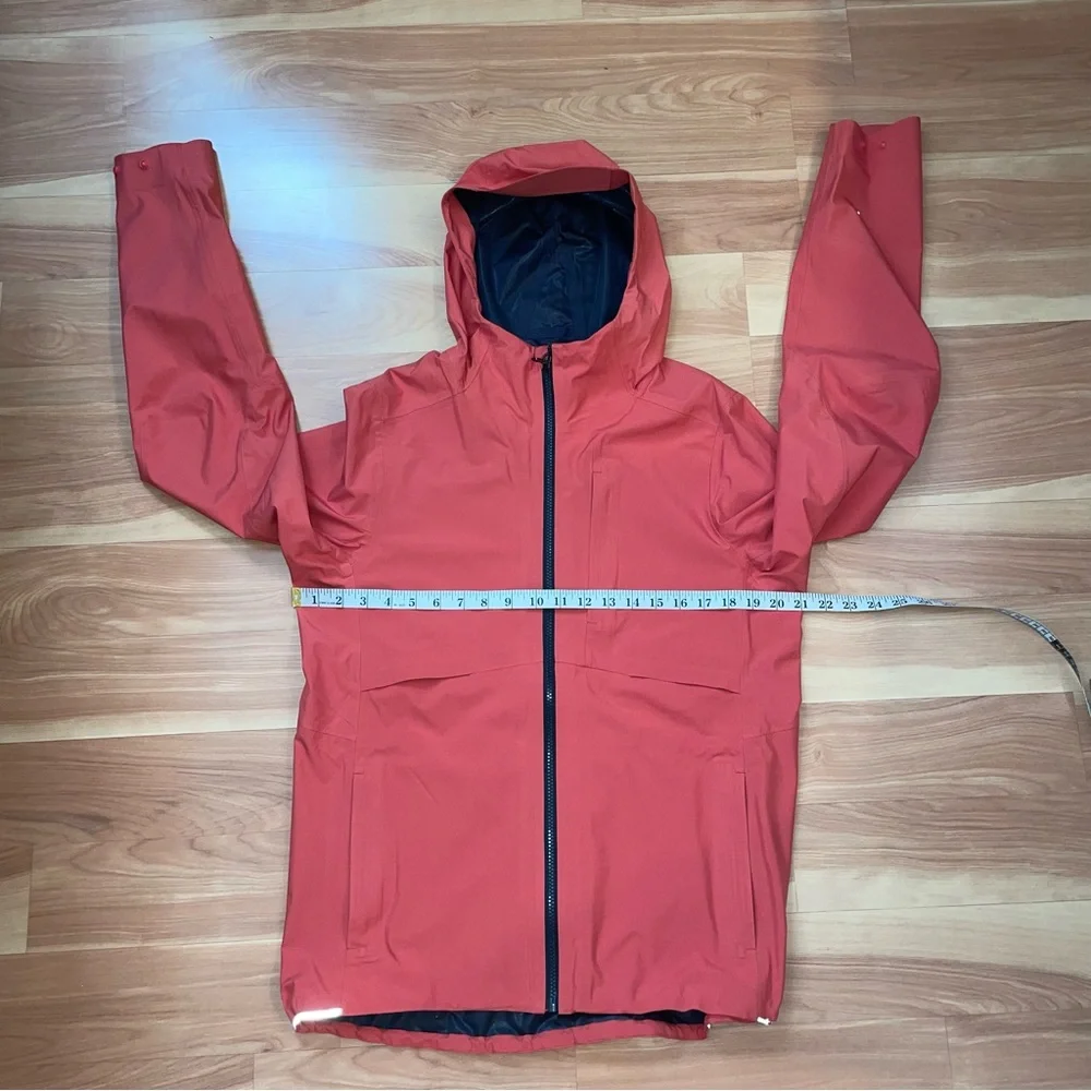 Lululemon Glyde Outpour Shell Rain Windbreaker  Jacket In Salmon Small Gorpcore
